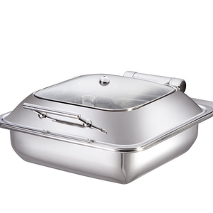 Equipo de Catering Internacional King, Calentador de Alimentos de Lujo con Inducción Hidráulica para Buffet, Recipiente Rectangular para Mantener la Comida Caliente - Product Image 1