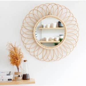 Espejo de ratán de alta calidad, hecho a mano, 2022/Ms, venta al por mayor Reency + 84 345811434 - Product Image 5