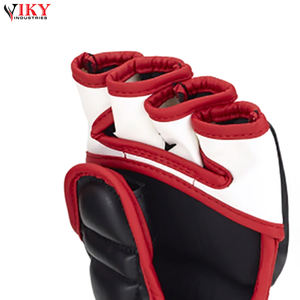 Gants MMA logo personnalisé et couleur meilleure qualité MMA gants de boxe en cuir Sparring Kick Thai Gym gants de poinçonnage - Product Image 5