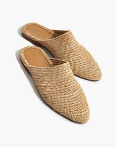 Pantuflas de rafia natural hechas a mano, felicidad hecha a mano - Product Image 1