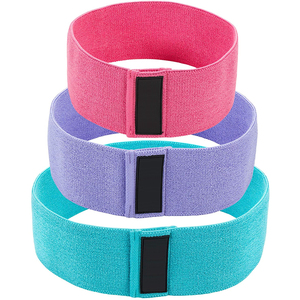 Bandas de Resistencia de Tela Elástica Antideslizantes con Logotipo Personalizado de Nuevo Diseño, Bandas de Resistencia de Tela para Entrenamiento en Casa, Bandas de Yoga para Cadera - Product Image 5