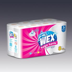 Kitchen <strong>Paper</strong> 2 Ply Virgin Wood Pulp Gsm <strong>Paper</strong> Towel 6 Rolls - Product Image 4