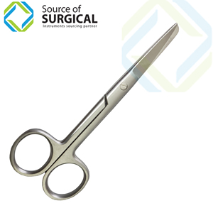 Ciseaux chirurgicaux professionnels en acier inoxydable Sh-Bl Str pour pansements, manuels, Source Chirurgicale SOS-060, instruments de classe certifiée CE - Product Image 1