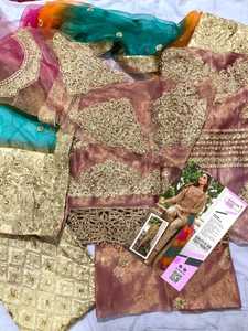 Vestido Pakistaní Mehndi Colorido de Último Diseño para Mujer por AJM - Product Image 2