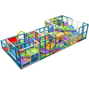 Aire de jeux intérieure 10x5x2.5m avec piscine à balles de personnages joyeux pour centres commerciaux et zones résidentielles - Product Image 3