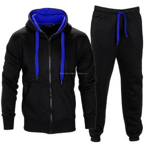 Los hombres de alta calidad de 100% algodón Fleece jogging/deportes/formación de chándal - Product Image 1