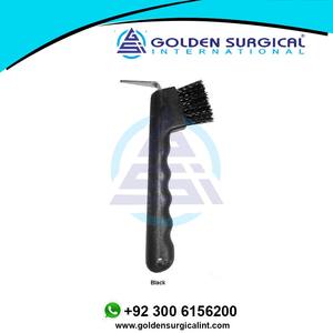 Combo de 3 cepillos de polipasto de plástico personalizados, conjunto de 3 cepillos de púa de caballo, recorte ecuestre, instrumentos de aseo de ganado - Product Image 4