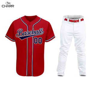 Uniformes de Béisbol Personalizados con Logotipo, Transpirables, de Alta Calidad, para Unisex, en Colores Blanco y Negro - Product Image 4
