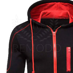 2-Piece Zipper <b>Jogger</b> <b>Slim</b> <b>Fit</b> Winter Breathable Eco-Friendly Lightweight Plus Size Customizable Adults Men's Solid Reversible - Product Image 6