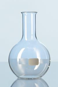 Flacon à col large à fond plat en verre borosilicaté de meilleure qualité de différentes tailles (50ml à 2000ml) objectif de laboratoire de recherche chimique - Product Image 5
