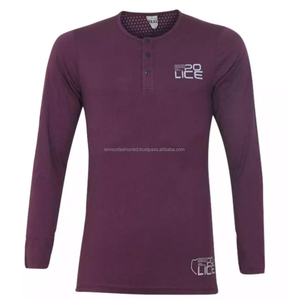 Camisetas Formales de Manga Larga para Hombre con Logotipo Personalizado, Cuello Redondo, Transpirables, de Secado Rápido, Corte Regular, para Otoño BD - Product Image 1