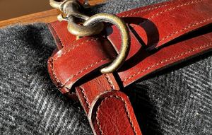 BLANKET <b>CARRIER</b> - Handmade Carrying Strap Belt for Rug <b>Mat</b> Blanket Genuine Leather Carrying Strap Belts OEM & FBA Product - Product Image 4