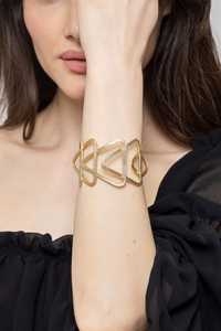 Bracelet en cuivre tendance - Design antique et moderne poli, bijoux élégants pour les cadeaux de mariage et d'anniversaire - Product Image 2