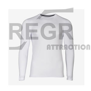 Chemises de sport personnalisées pour hommes, à Compression sublimation, longues manches, BJJ Rashguard MMA - Product Image 1