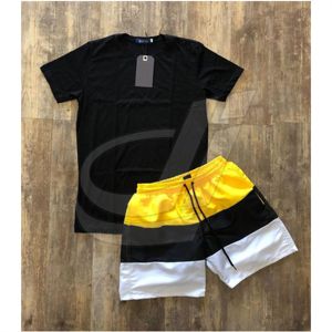 Chándal deportivo de manga larga para hombre, ropa de playa de alta calidad, conjunto de sudadera con pantalones cortos, conjuntos dobles de verano - Product Image 1