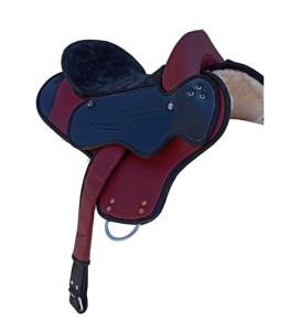 ชุดอุปกรณ์ขี่ม้าสำหรับแข่งทางไกล สีม่วง ทำจากวัสดุสังเคราะห์ ขนาดเบาะนั่ง 10" - 18" นิ้ว - Product Image 6