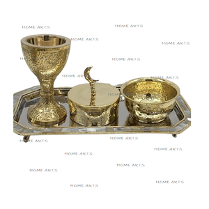 Lot de 2 brûleurs d'encens en métal avec brûleur à mazout de taille personnalisée de qualité supérieure du fabricant In Home Arts - Product Image 3