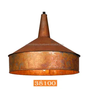 Rusted Finishes Designer iron Metal Pendant Lamp For Home Decor Silver Antique Design Pendant Lamp For Home Decoration