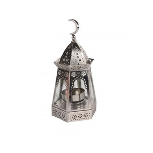 Lanterne faite à la main en métal et en verre Lanterne de forme personnalisée de conception fantaisie pour la maison et l'hôtel Lanterne d'intérieur - Product Image 5
