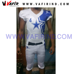 Trajes de fútbol americano transpirables uniformes de fútbol juvenil personalizados al por mayor en Tallas grandes - Product Image 5