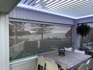 Ventana de pista de cremallera para exteriores, impermeable, rodillo <span class=keywords><strong>el</strong></span>éctrico motorizado inteligente, binoculares, sombra - Product Image 5