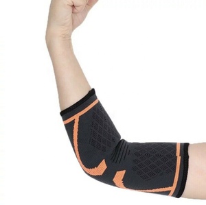 PIHA SPORTS <b>Compression</b> Elbow Sleeve with Crazy Fit Massage for Sports & Tennis Elbow Pain Relief Featuring Bamboo Charcoal - Product Image 1