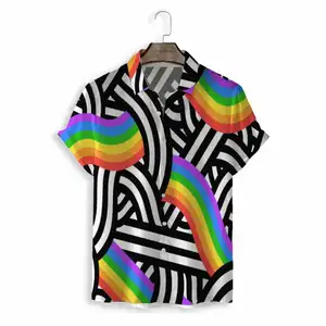 New 2022 Wholesale Gay Pride Custom Logo Unisex Cotton T-shirt Rainbow Gay And Lesbian pride Teecollar shirts wholesale