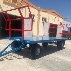 HIGH QUALITY 6 TONS ROUND BALE PLATFORM TRAILER MACHINE - Product Image 1