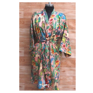 Robe de plage en coton pour femmes, imprimée, décontractée, couleur blanche - Product Image 6