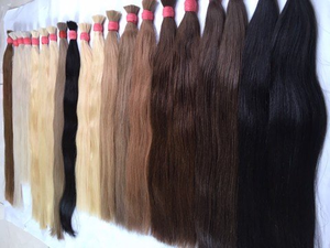 Extensiones de cabello natural vietnamita al por mayor de Vietnam cabello humano virgen Remy dibujado doble alta calidad - Product Image 3