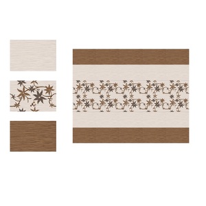 Azulejos de pared esmaltados decorativos de diseño de baño brillante de cerámica 300x450mm - Product Image 4