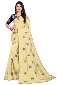 Saree imprimé en coton et soie avec chemisier, vêtement de fête populaire pour femme, Sari à bas prix, vente en gros de vêtements Surat - Product Image 6
