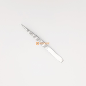 Professional Precision Doted Handle Anti-Static Durable 10mm Eyelash Extension <b>Tweezers</b> for Mega Volume Lashes Sustainable - Product Image 5