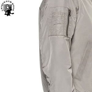 Vêtements de sport UNIQUE Veste bomber slim fit pour homme, hiver, imperméable, respirante, nylon/polyester, poches, fermeture éclair, col montant - Product Image 4