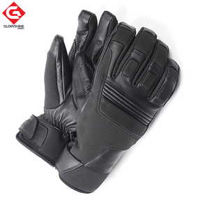 ถุงมือหนังขี่มอเตอร์ไซค์แบบเต็มนิ้วกันน้ำกันลมป้องกันการสั่นสะเทือนฤดูหนาวออกแบบได้ตามต้องการ - Product Image 2