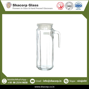 Pichet à eau en verre avec étiquetage privé - Product Image 6