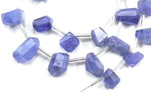 Piedras naturales de tanzanita azul, 23 unidades, pepitas facetadas, fabricante, venta al por mayor - Product Image 4