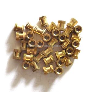 Sujetadores de inserción redondos de latón M3 nuevos y fabricados en la India diseñados específicamente para un rendimiento óptimo - Product Image 1