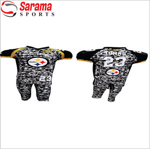 Maillots de football américain personnalisés en gros, bon marché, vierges, pour la pratique, la sublimation, uniformes personnalisés - Product Image 1