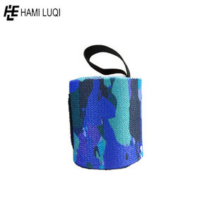 Bandes de poignet de haute qualité 100% laine pour haltérophilie - Impression personnalisée avec fermeture auto-agrippante pour la musculation en salle de sport - Product Image 5