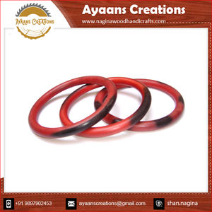 AYAANS Premium Quality <b>Wooden</b> <b>Colour</b> Bangles Handmade Trendy Look for Sale at Wholesale Price <b>Wooden</b> <b>Colour</b> Bangles - Product Image 2