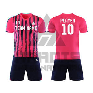 Nueva ropa deportiva, uniforme de fútbol, logotipo personalizado, conjuntos de uniformes deportivos, camiseta y pantalones cortos de fútbol de alta calidad - Product Image 1