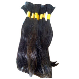 Prix de gros Vague naturelle Loose Deep and Straight Wave Styles Extensions de cheveux Cheveux humains de l'Inde Temple Factory - Product Image 3