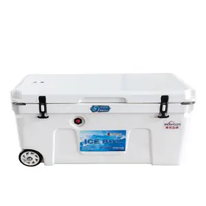 20L 40L 60L 90L 120L 140L Khuyến Mại Cấp Thực Phẩm Lldpe 85L Câu Cá Ice Cooler Box Lạnh Ice Vaccine Container