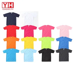 중국 공급 업체 매력적인 가격 도매 여름 150gm 빠른 건조 슬림 피트 피트니스 여성 티셔츠 로고