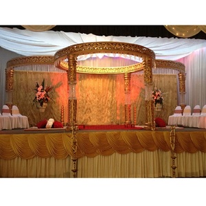 Del sur de Asia, la boda de fibra de cristal Mandap magnífico Indian ceremonia de boda Organizacion de fibra de cristal boda organizacion - Product Image 1