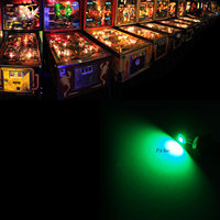 Lámpara LED para el Interior del Automóvil, Tipo PA Pinball Machine, Flexible, Vista Superior, 1SMD T10, Varios Colores, 6.3V AC/DC, Personalizable