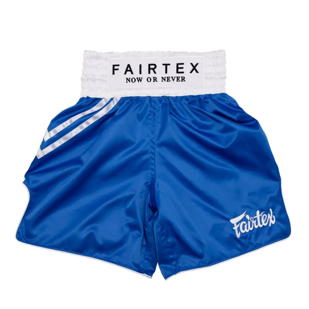100% cotone design personalizzato Fairtex ora o mai boxe pantaloncini boxe