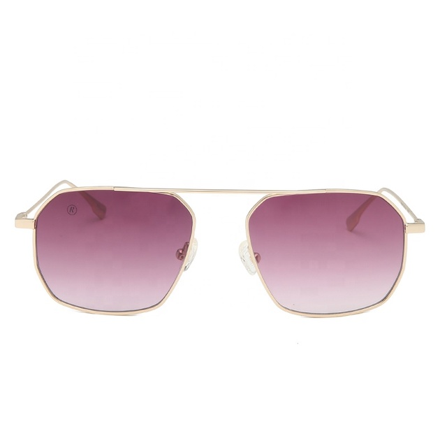 Ready Stock pilot Style Men Women Light Color Metal Sun Glasses Vintage Luxury Sunglasses With Discount Price