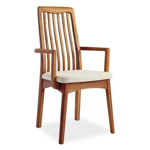 Fauteuil de salle à manger en bois pas cher, style Mid-Century Modern, mobilier pour la maison - Product Image 1